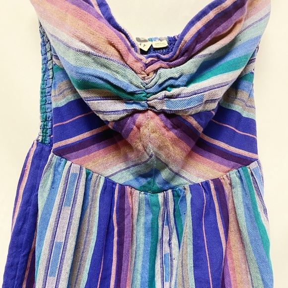 ROXY Striped strapless mini dress - Picture 4 of 15